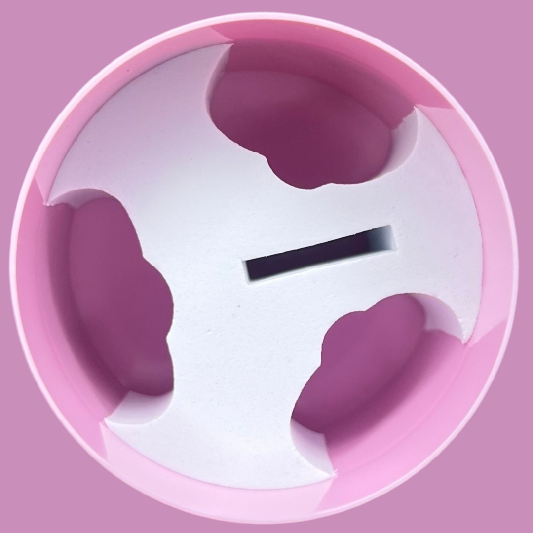 Boîte de conservation rose pour colles à extensions de cils
